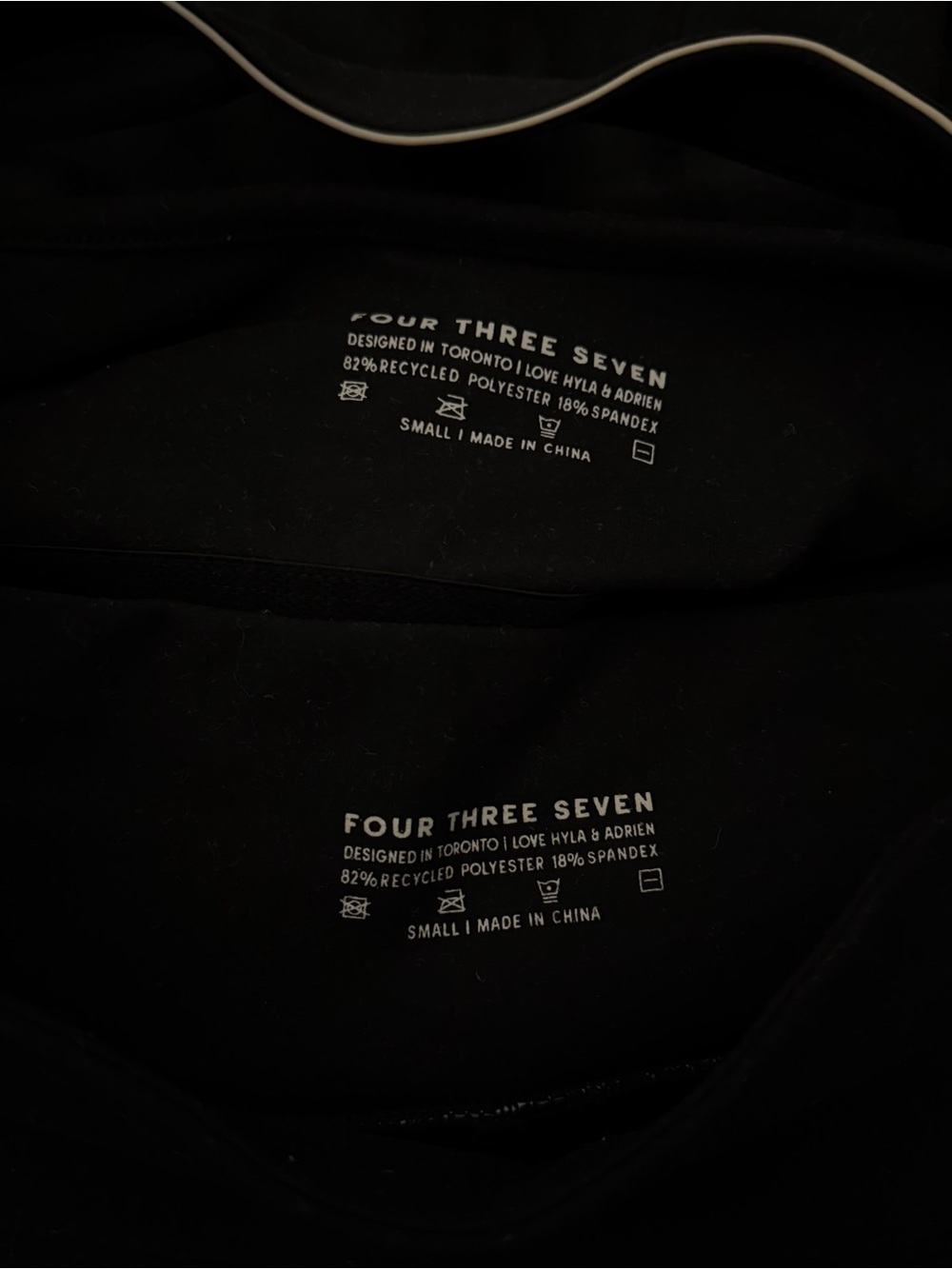 437 Black Square-Neck Tank and Short Set - Picture 6 of 6